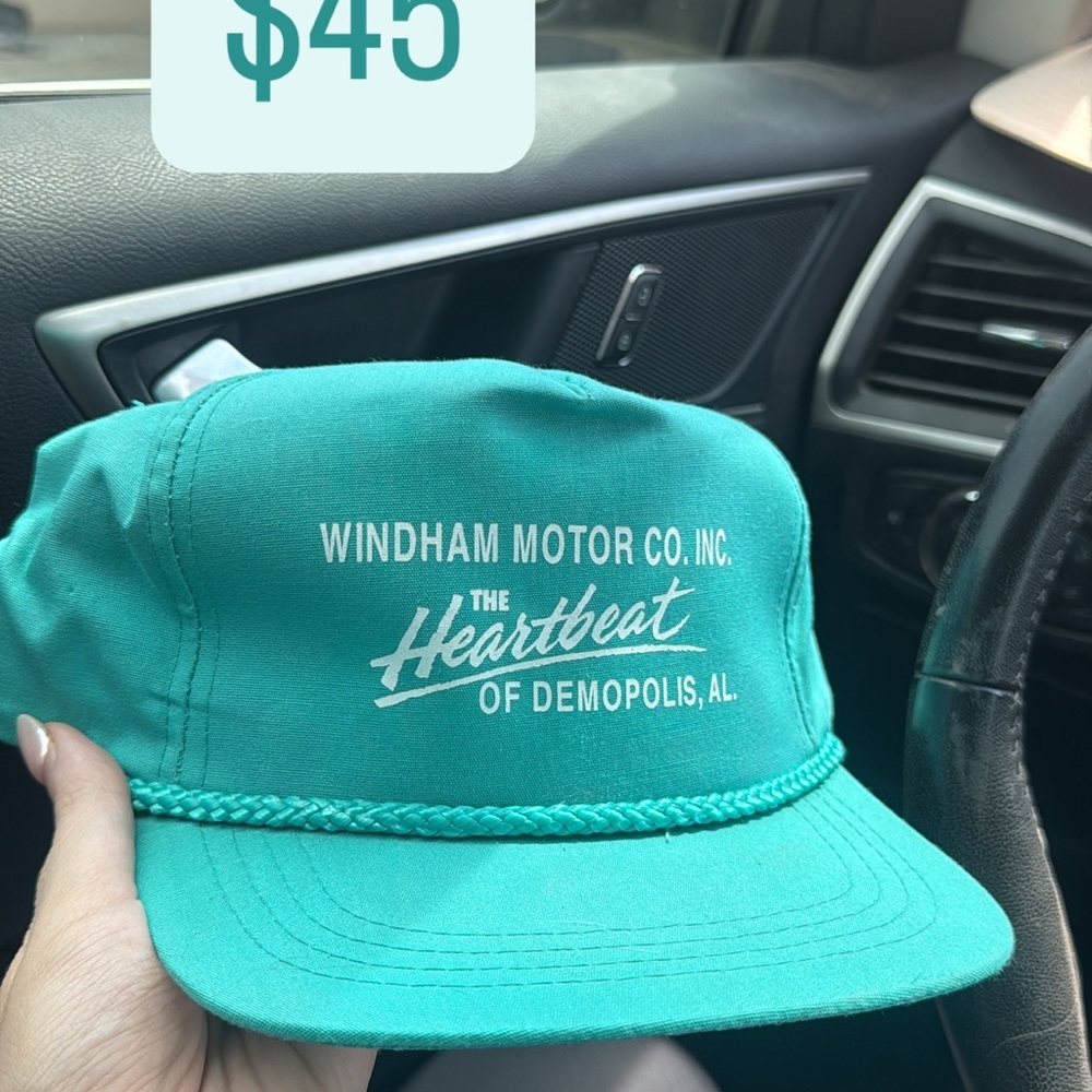Vintage turquoises trucker hat